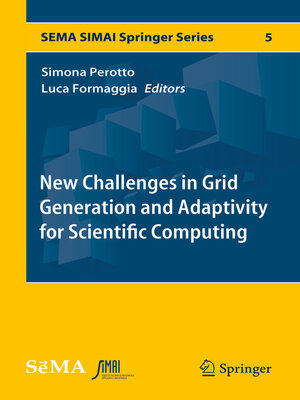 cover image of New Challenges in Grid Generation and Adaptivity for Scientific Computing